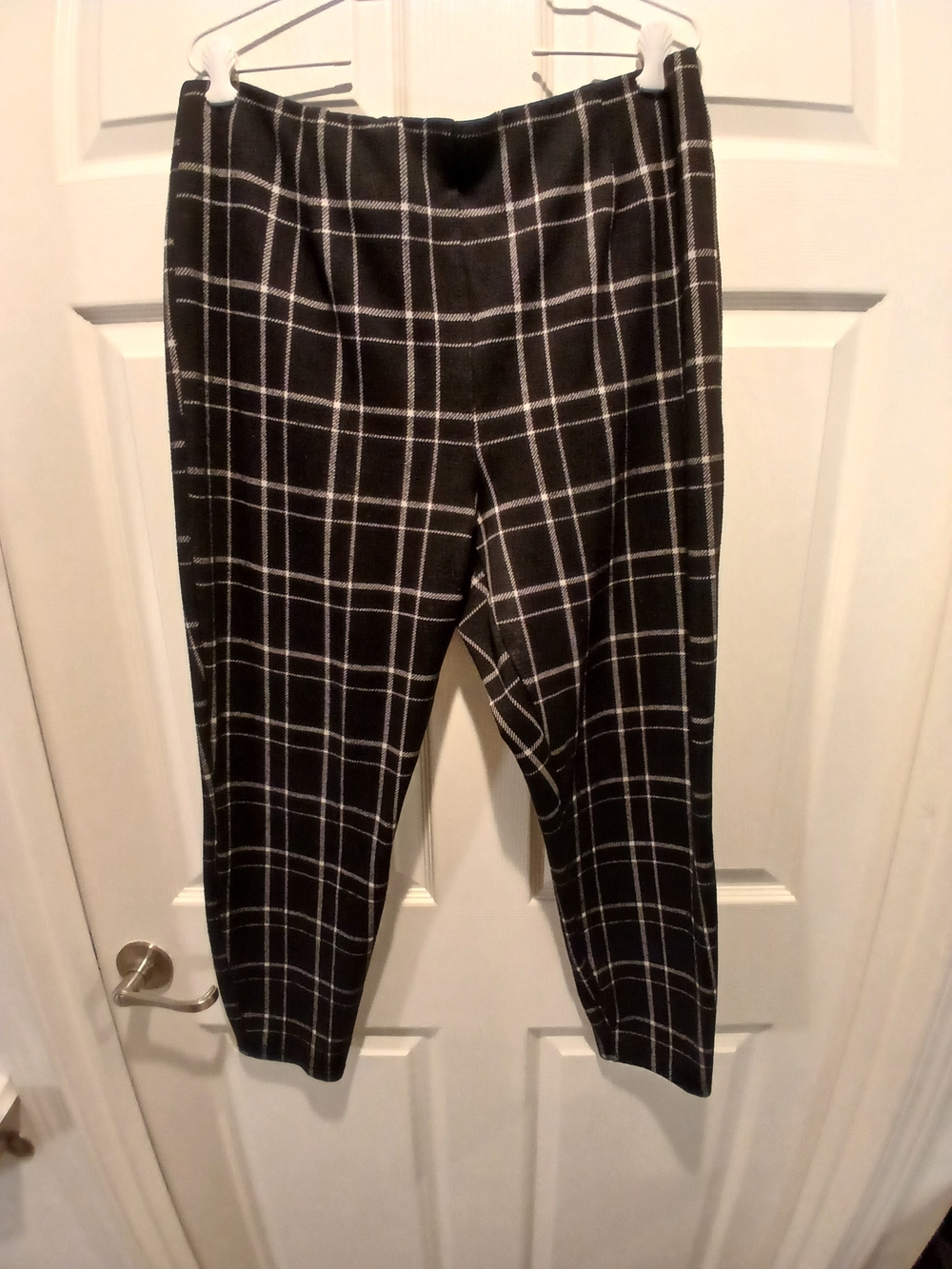 Forever 21 Black Plaid Chinos